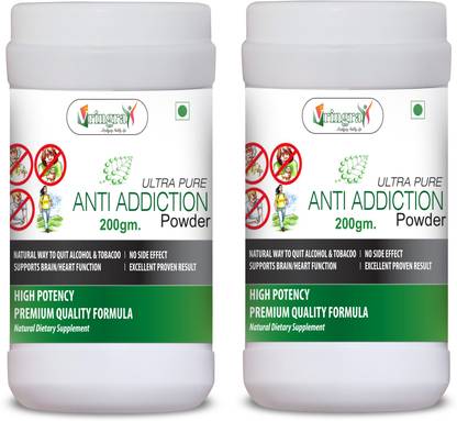 Vringra Anti Addiction Powder - D-addiction Suppliment For Quit Addictions (Pack Of 2)