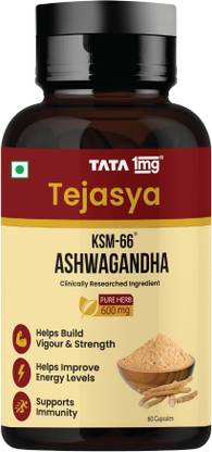 TATA 1mg Tejasya Ashwagandha KSM-66® Capsule