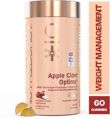 Nutriburst Apple Cider For Healthy Metabolism with Chromium Picolinate