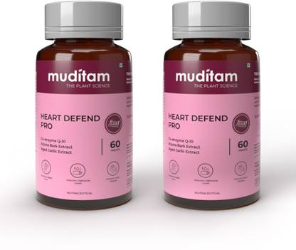 Muditam Ayurveda Heart Defend Pro (Support Heart Health) Tablet Ideal for 2 Month