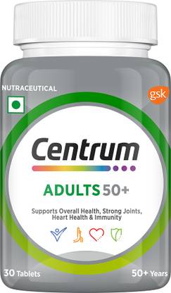 Centrum Adult 50+|Supports Overall Health|World's No.1 Multivitamin