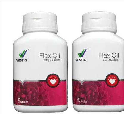Vestige Flaxxs Oil Capsules 180N (Pack of 2) (Pack of 2)