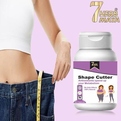 7Herbmaya Shape-Filter Fat loose Support Tablets for Slim Shape Body 60 NOs. Capsules