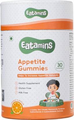 eatamins Appetite Gummies Premium Hunger Stimulator Orange Flavor Health Supplement