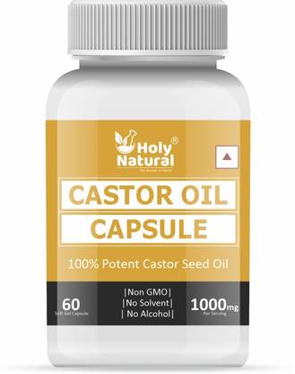 Holy Natural Castor Oil Capsule - 60