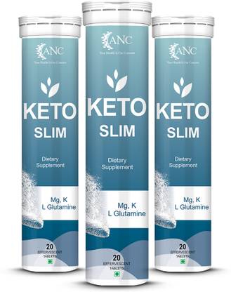 ANC Keto Slim For Weight Loss With Effervescent Water Soluble Pack of 3