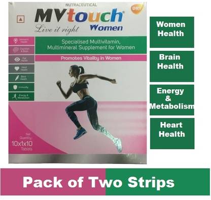 Drt MV TOUCH WOMEN MULTIVITAMIN TABLET SAME AS ZEE GOLD WOMEN (2*10TABLET)