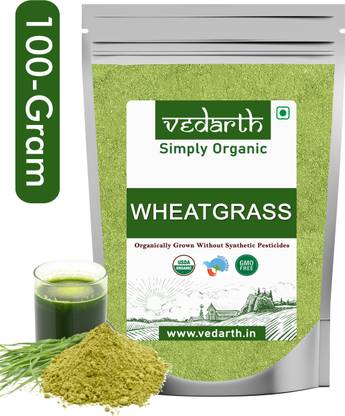 Vedarth Pure WheatGrass Powder - 100g | Pack of 1 | 100% Organic