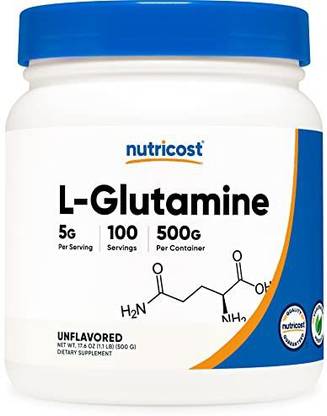 Nutricost L-Glutamine Powder Pure L Glutamine - 5000Mg Per Serving