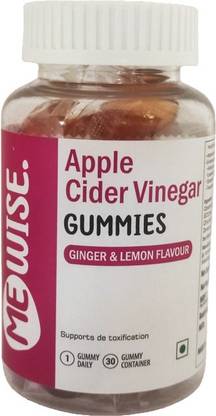 MeWise Apple Cider Vinegar Gummies (Ginger and Lemon Flavour)