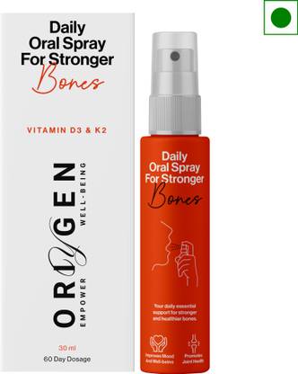 Oriygen Vitamin D3K2 Oral Spray - 600 IU