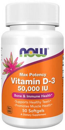Now Foods Vitamin D-3 50,000 IU
