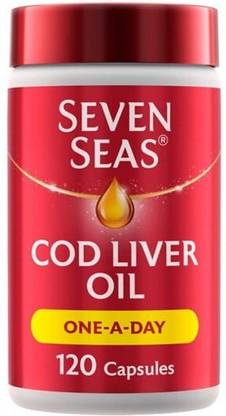 SEVEN SEAS Omega-3 Cod Liver Oil One-A-Day 120 cap