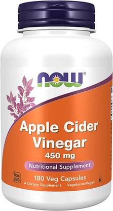 Now Foods Apple Cider Vinegar Capsules 450mg,