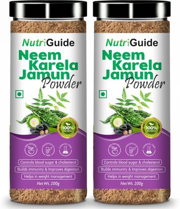 Nutri Guide Neem Karela Jamun Powder - Pack of 2