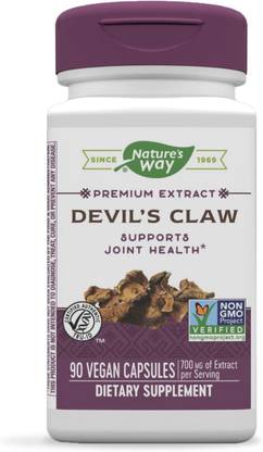 Nature's Way Premium Extract Devil’s Claw Standardized to 1.5% Harpagoside,