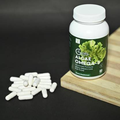 Aryerbs ALGAE OMEGA-3 ALGAE Advance Formula 500mg DHA PLUS ALGAE Dietary Supplement