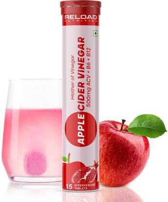 RELOAD NUTRITION Aple Cider Vinegar for Weight Loss Tablet Acv Tablet with Mother Effervescent