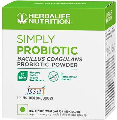 HERBALIFE Simply Probiotic Bacillus Coagulans Probiotic Powder(30 Sachets) (Pack of 1) Vitamins And Minerals Powder