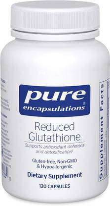 Pure Encapsulations Reduced Glutathione | Hypoallergenic Antioxidant Supplement