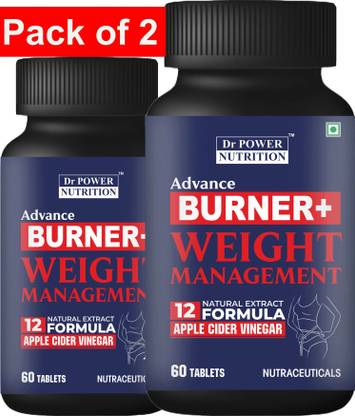 Dr Power Nutrition Double Fat Burner Thermogenic with Garcinia, Apple cidar, Green