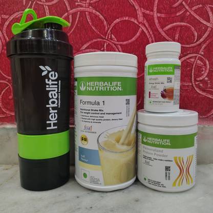 HERBALIFE FORMULA-1KULFI SHAKE,PPP200GM,AFRESH KASHMIRI KAHWA WITH SHAKERCUP FREE