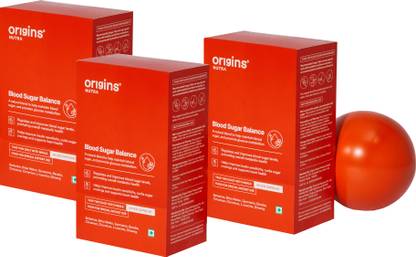 Origins Nutra Blood Sugar Balance Capsules Helps in Blood Sugar Level Balance Pack of 3