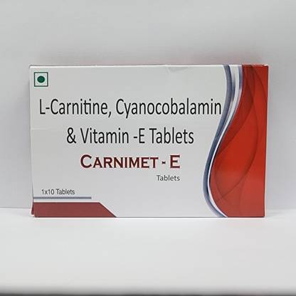 Carnimet-E Tablet with L-Carnitine, Vitamin-E & Cyanocobalamin