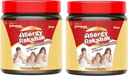 Dr.Satnam's Arogyam Ayurveda Allergy Rakshak Avaleha Immunity Booster Combo Chyawanprash Builds Strength