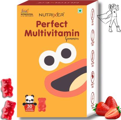 nutrixer Perfect Multivitamin Gummies for Kids with essential Minerals, growth & immunity