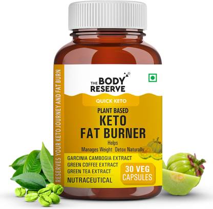 THE BODY RESERVE Keto Fat Burner, Plant-Based Rapid Weight Loss Supplement of Garcinia Cambogia