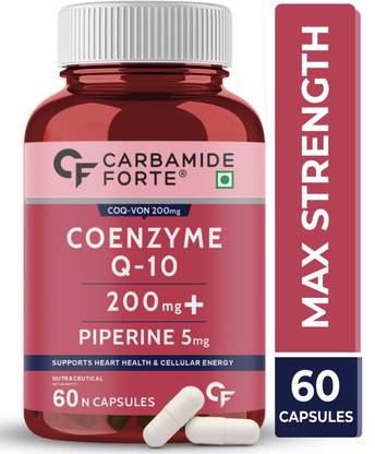 CARBAMIDE FORTE Coenzyme Q10 (CoQ10) 200mg Good Health Capsule with Piperine 5mg