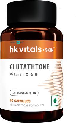 HEALTHKART Glutathione with Vitamin C, For Clear Skin