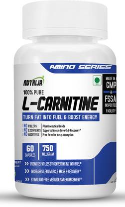 NutriJa L-Carnitine 750mg - 60 Veg Capsules