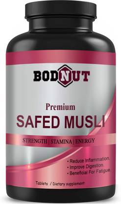 Bodnut Safed Musli, safed musli Tablets, testosterone booster for men (D75)