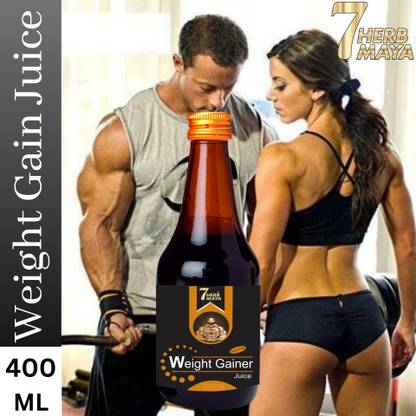 7Herbmaya Weight Gainer Juice/ Weight Gain Syrup/Muscle Building Juice/ Mass Gainers Juice
