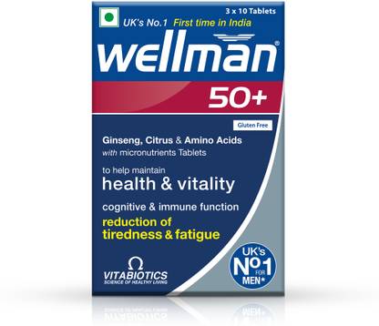 wellman 50+ Multivitamin Health Supplements For Men