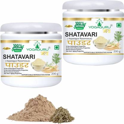 YOGAGURU MANTR Natural Shatavari Powder | Ayurvedic Care to Support Women Health(200g)set2
