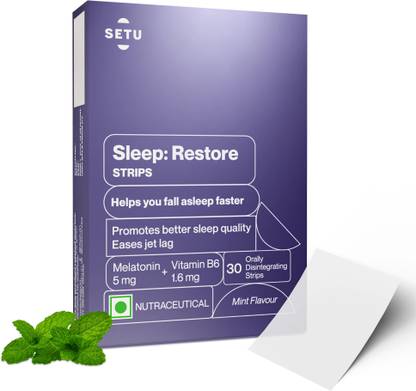 SETU Sleep Restore Melatonin 5mg - Orally Dissolving Strips