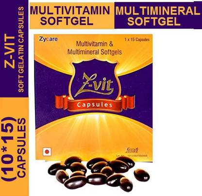 zycare Z VIT MULTIVITAMINS AND MINERALS WITH ANTI OXIDANTS (10*15CAPSULES)