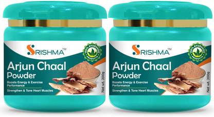 Srishma Arjun ki Chaal Powder, Arjuna Bark, Arjun Chal Tree Chhal (Pack of 2)