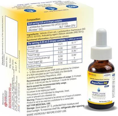 superflora gg Probiotic Supplement MINI Drops