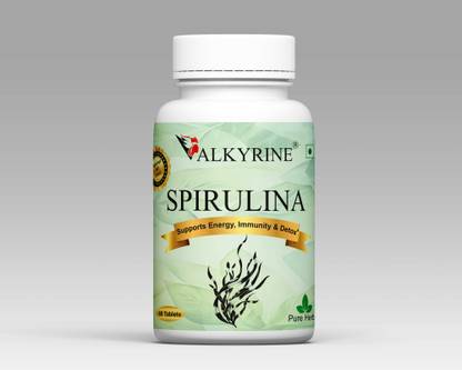 VALKYRINE Organic Spirulina For Immunity, Energy & Weight Management