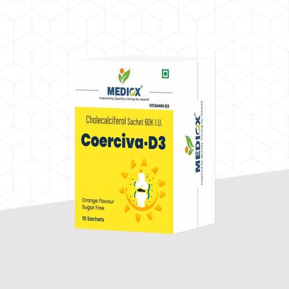 MEDIOX cholecalciferol Vitamin D3 60k sachet orange flavour sugar free