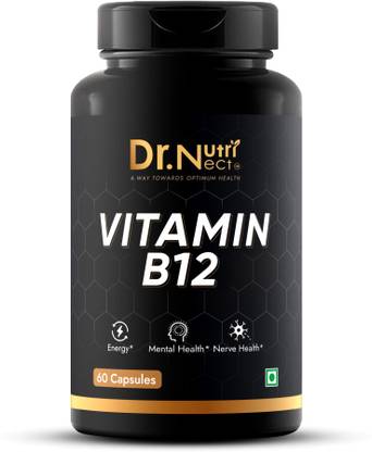 Dr.Nutrinect Vitamin B12 with B1, B2, B3, B5, B6, B7, B9, Folic acid