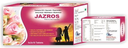 Healthy Paleo JAZROS(90 Tabs) supplement helps to boost health in brain, heart, and Bone&Joint