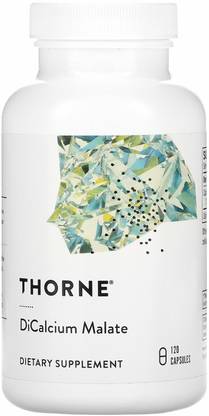 Thorne Dicalcium Malate, 120 Capsules