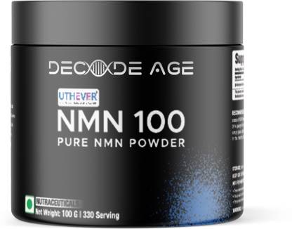 Decode Age Uthever NMN 100 - Premium Pure Sublingual NMN Powder for Healthy Aging