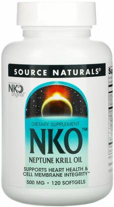 Source Naturals NKO, Neptune Krill Oil, 500 mg, 120 Softgels