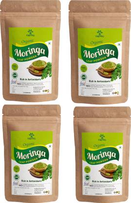 Trivang Organic Moringa Leaf Powder 100g (Pack of 4) For Weight Loss, Powerful Vitamins